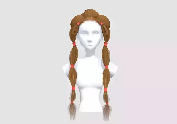 Stylized Bun Hairstyle 