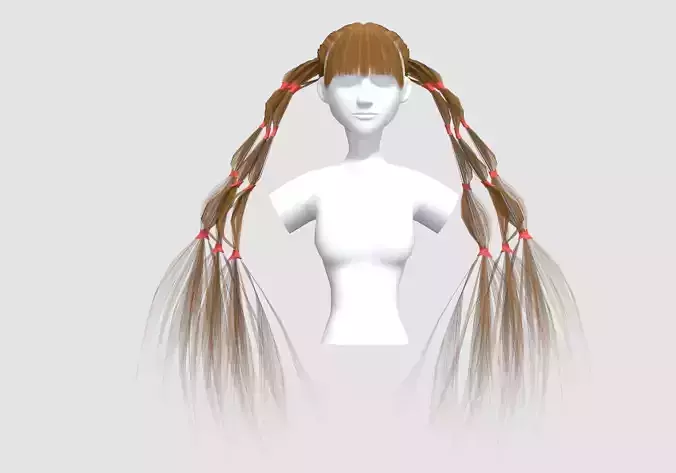 Ponytails Bangs Hairstyle 