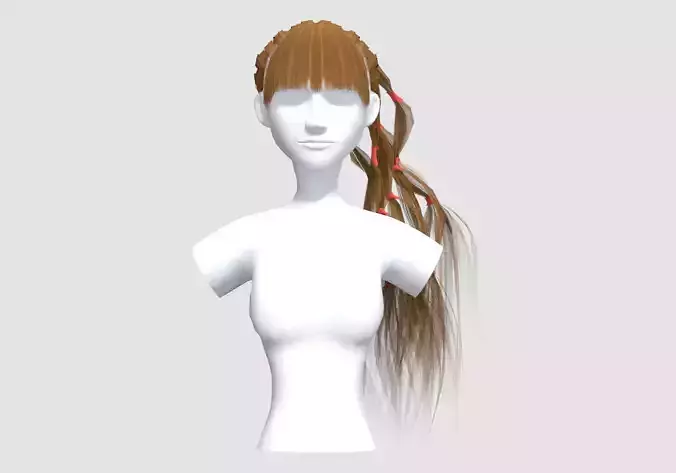 Ponytail Wavy Hairstyle 