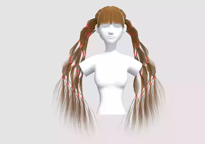 Cute Stylized Hairstyle 