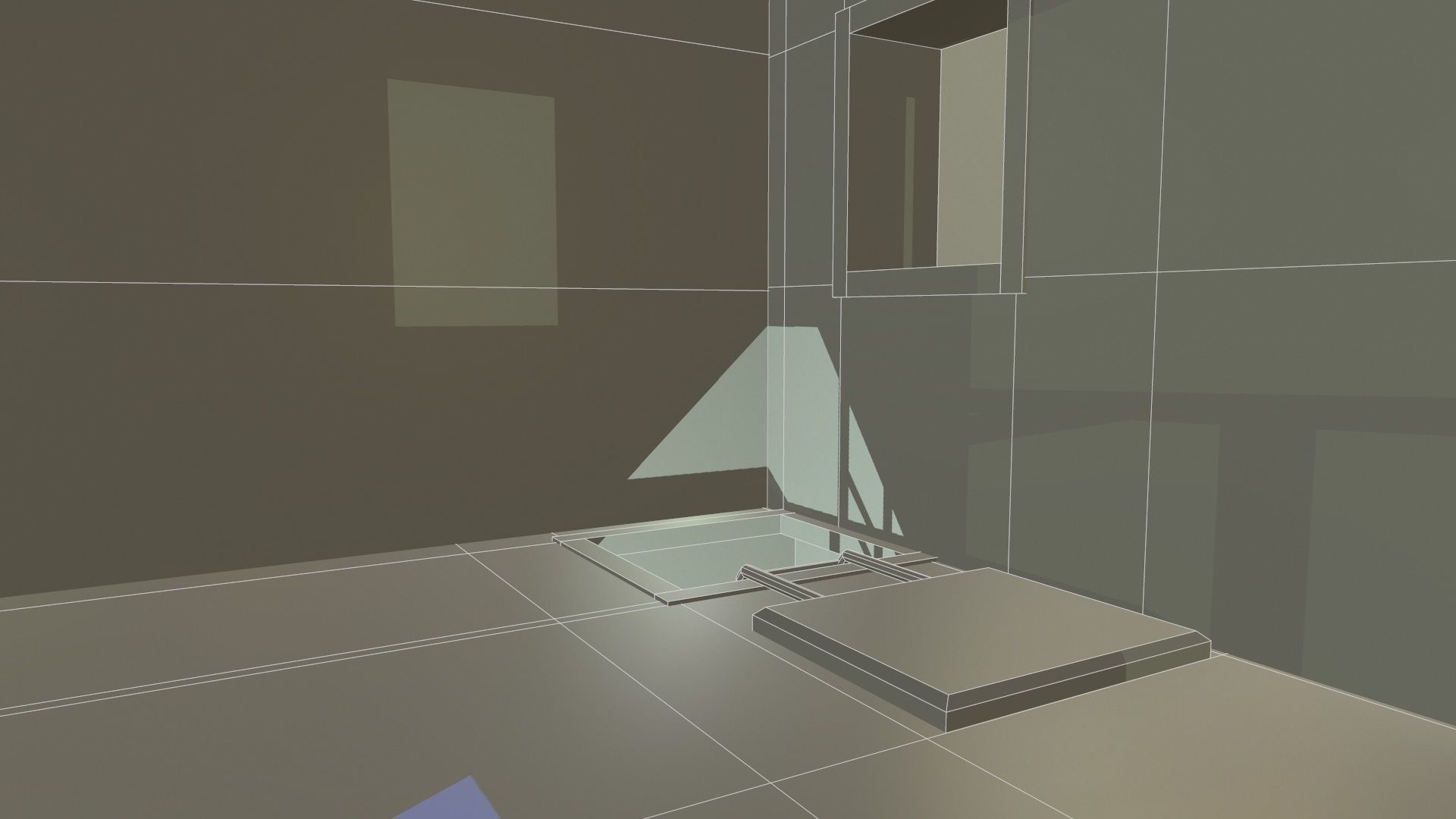 Medium Structure Old Low-poly 3D model_14