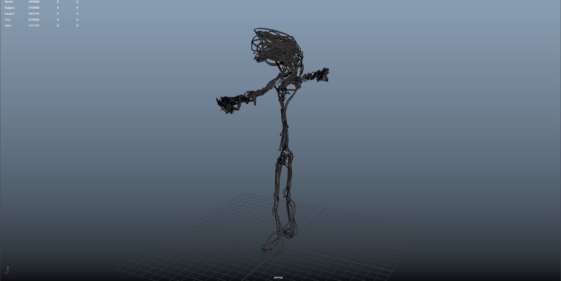 Entity from the Backrooms-rigged 3D model_2
