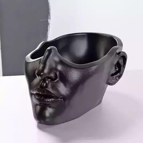 Half Head Planter pot