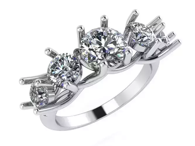 5-Stone Diamond Ring  0578