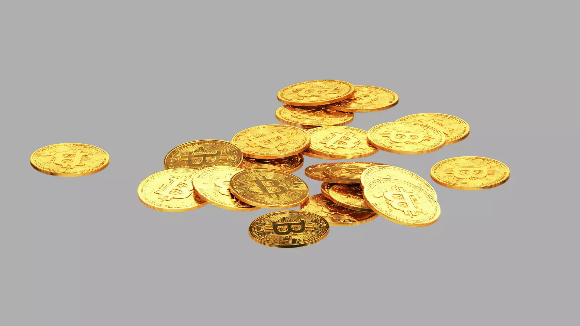 Bitcoin Stack 02 3D model_0