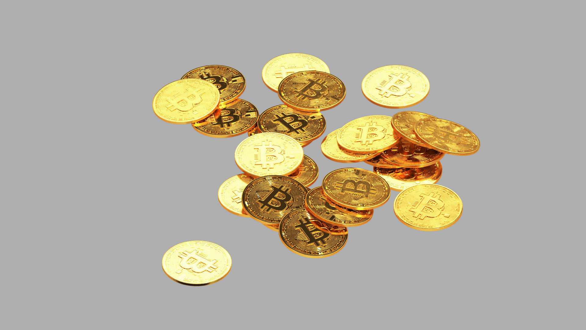Bitcoin Stack 02 3D model_7