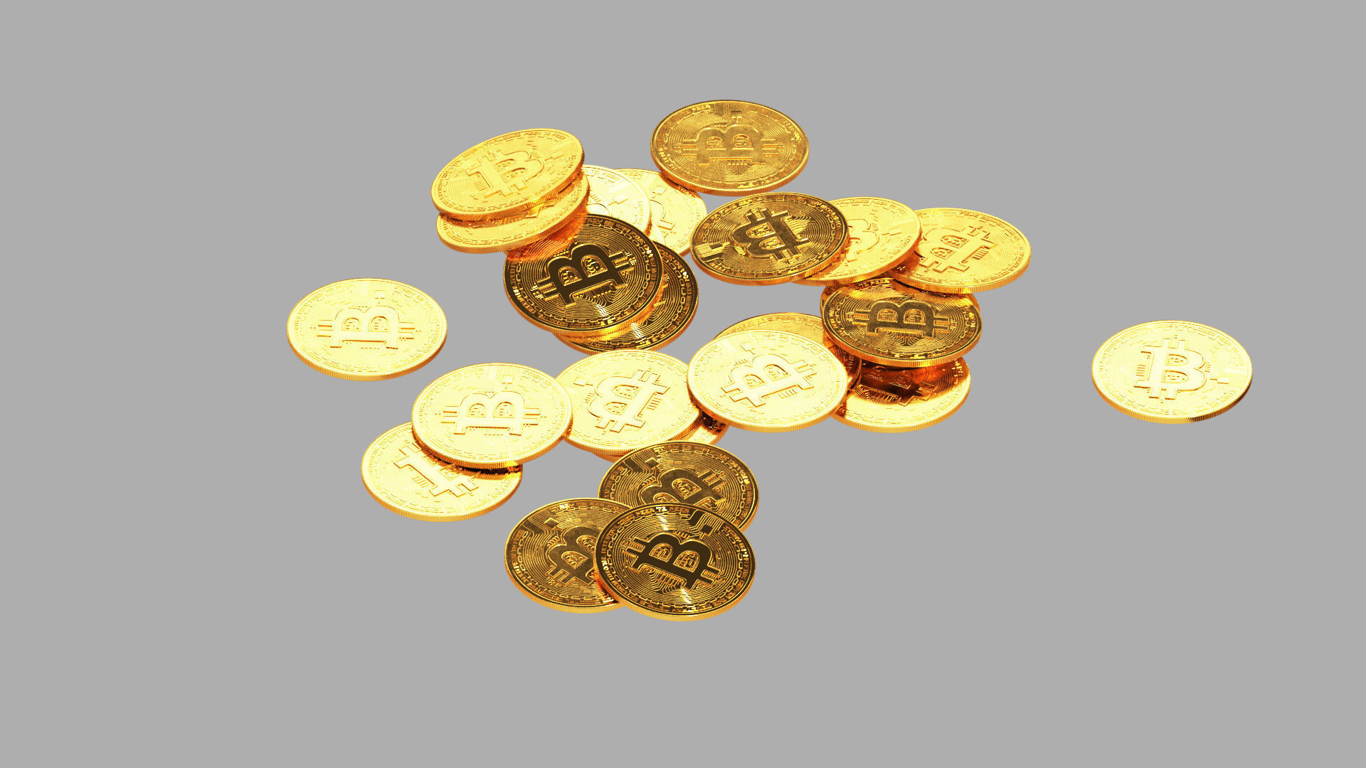Bitcoin Stack 02 3D model_9