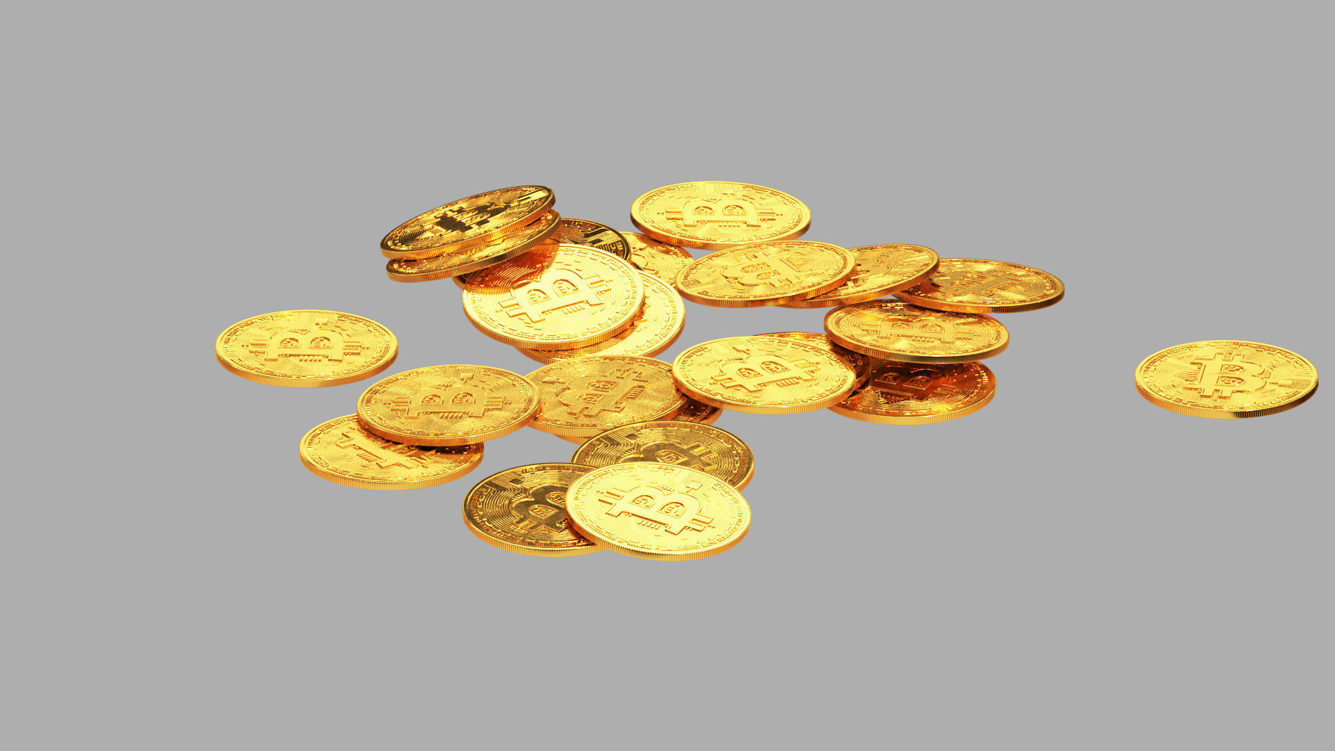 Bitcoin Stack 02 3D model_3