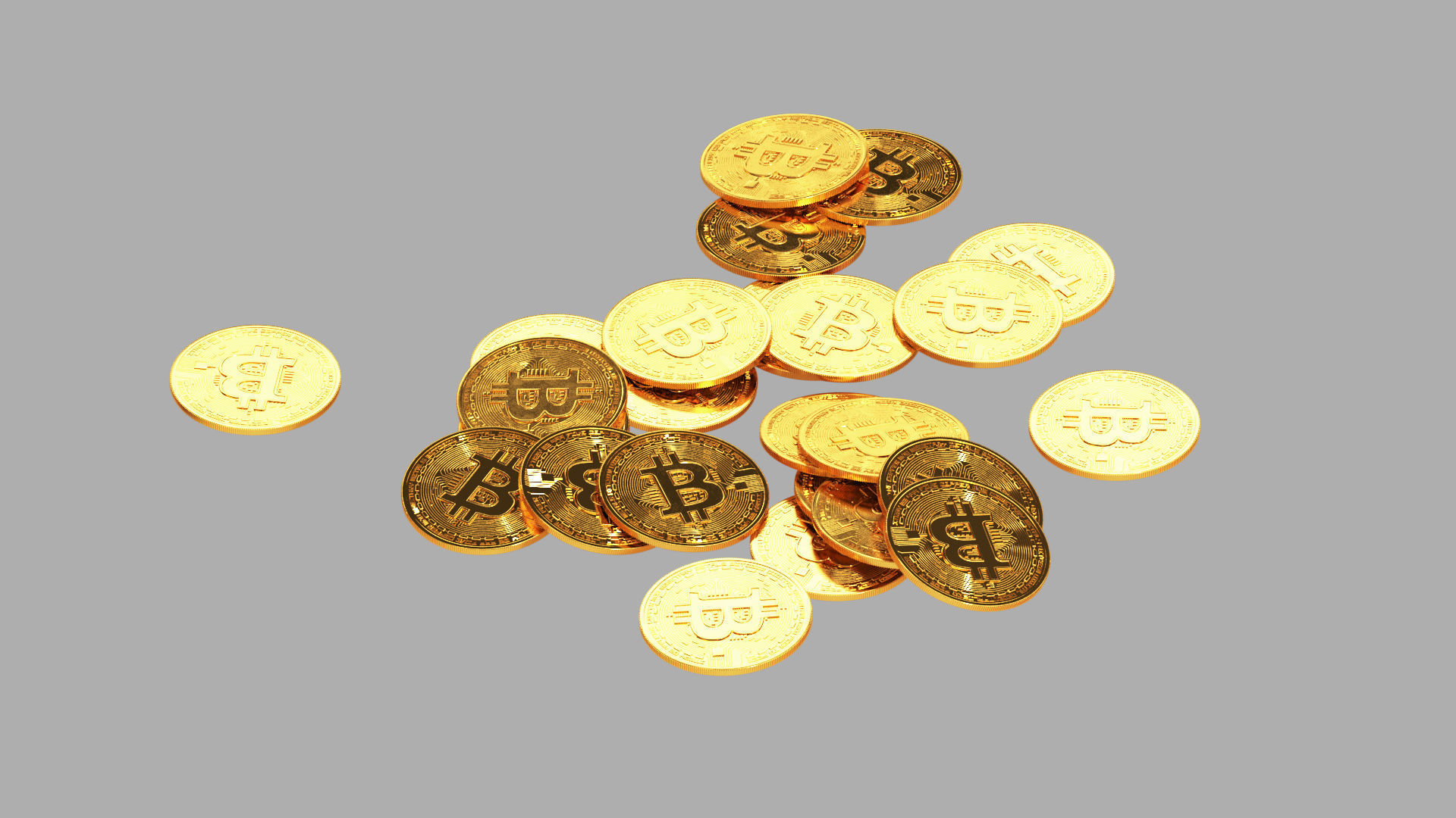 Bitcoin Stack 02 3D model_6