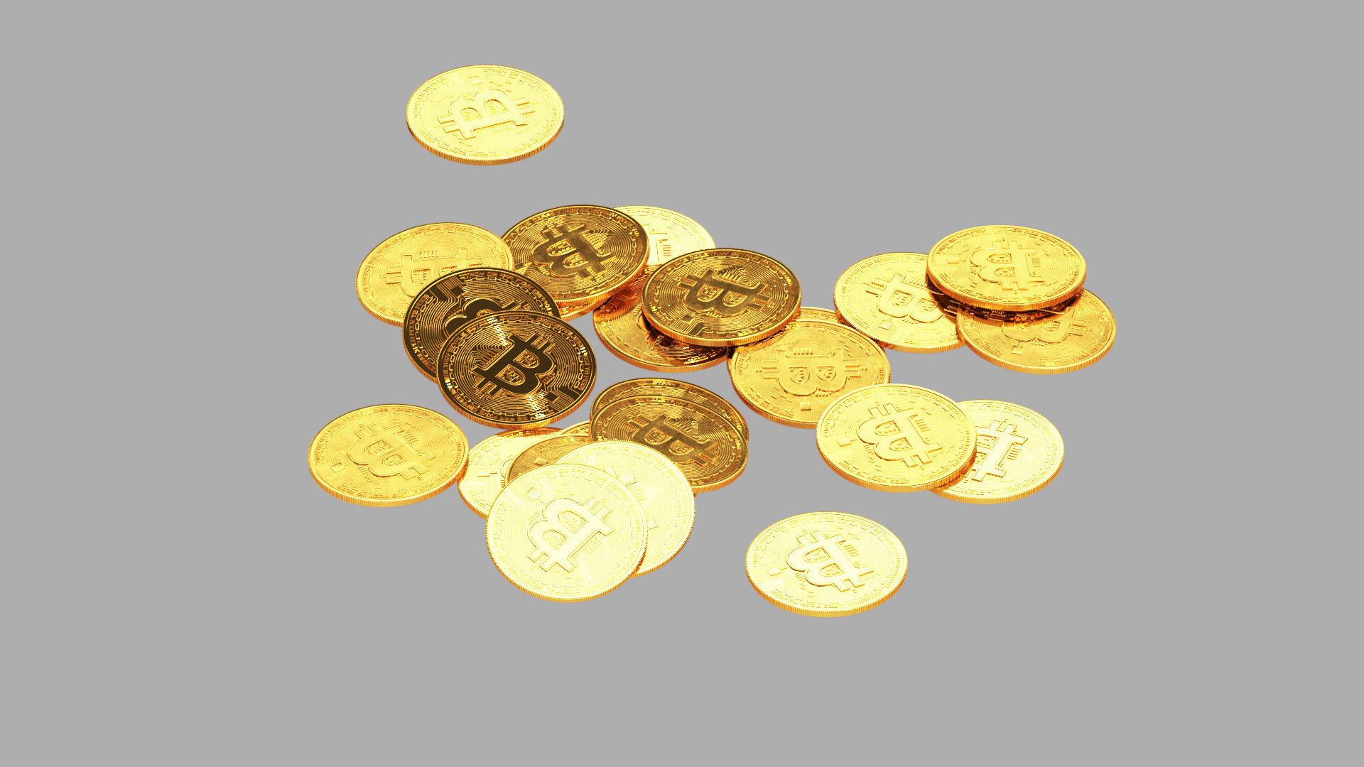 Bitcoin Stack 02 3D model_11