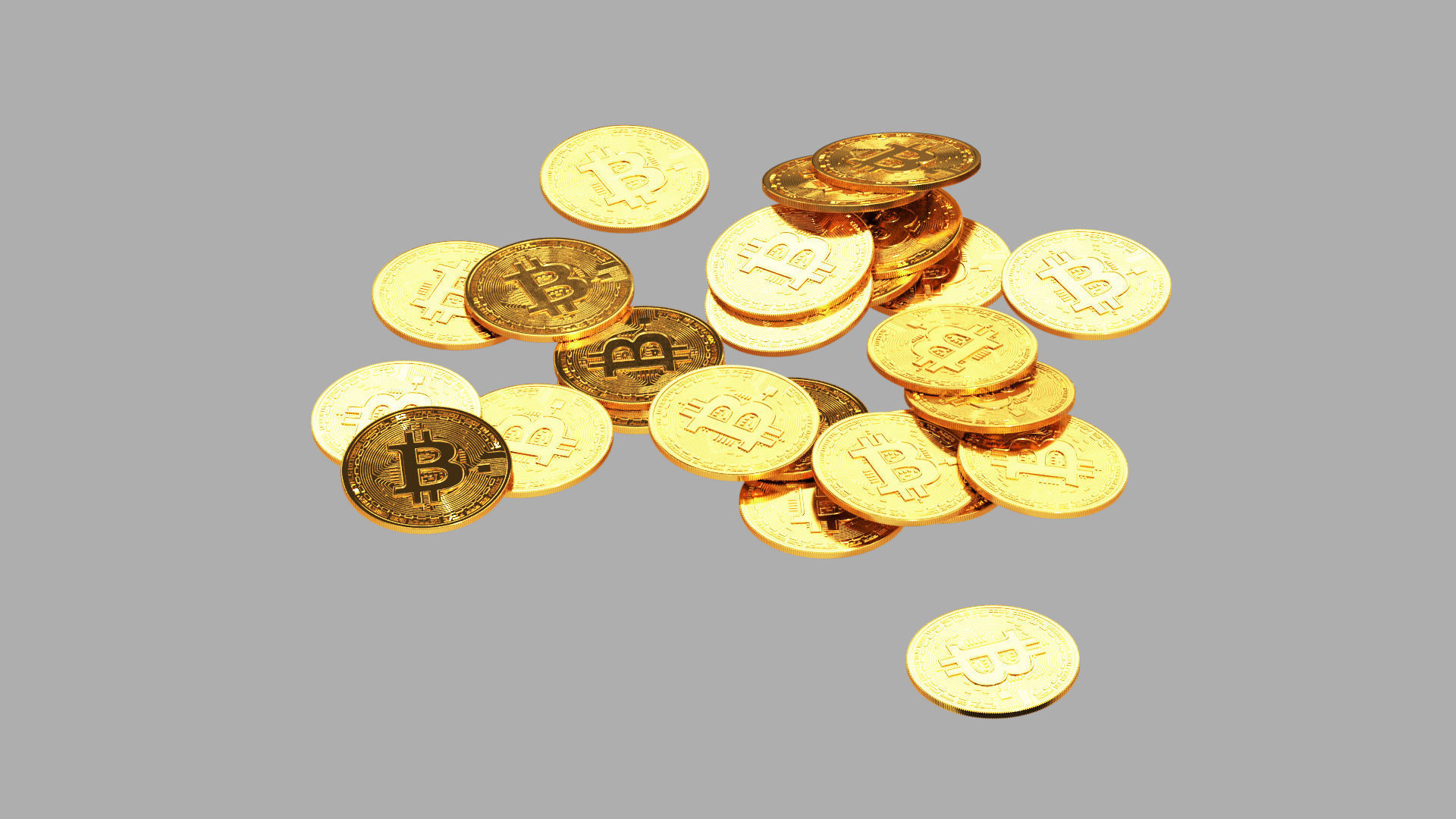 Bitcoin Stack 02 3D model_8
