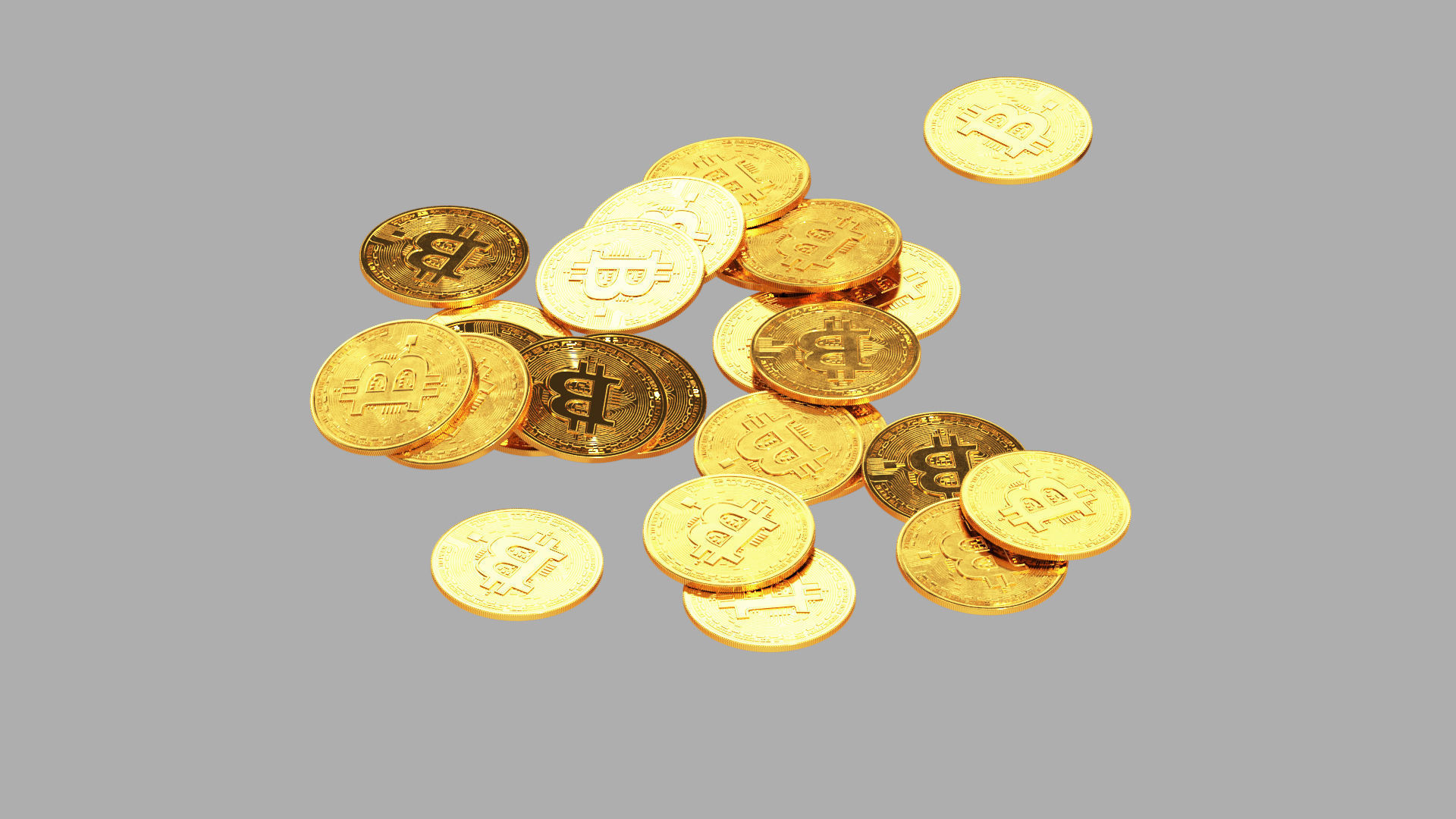 Bitcoin Stack 02 3D model_10