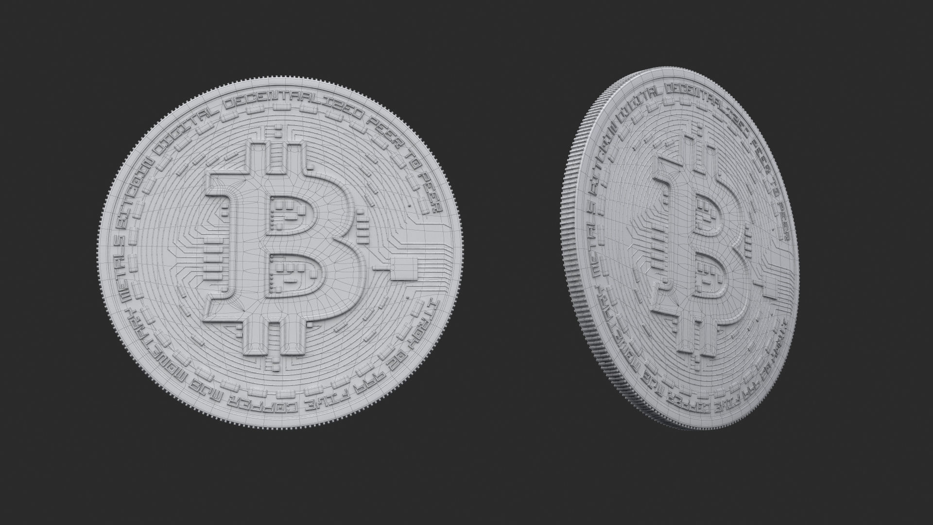 Bitcoin Stack 02 3D model_12