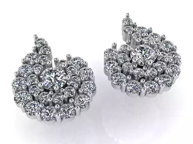 Drop Style Diamond Earring 0581