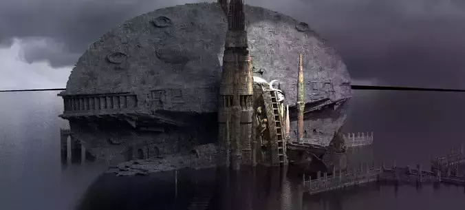 Alien Holy Temples Kit bash 10 