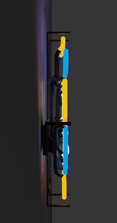 Neon Sign - Old Style Brewing 3D model_3