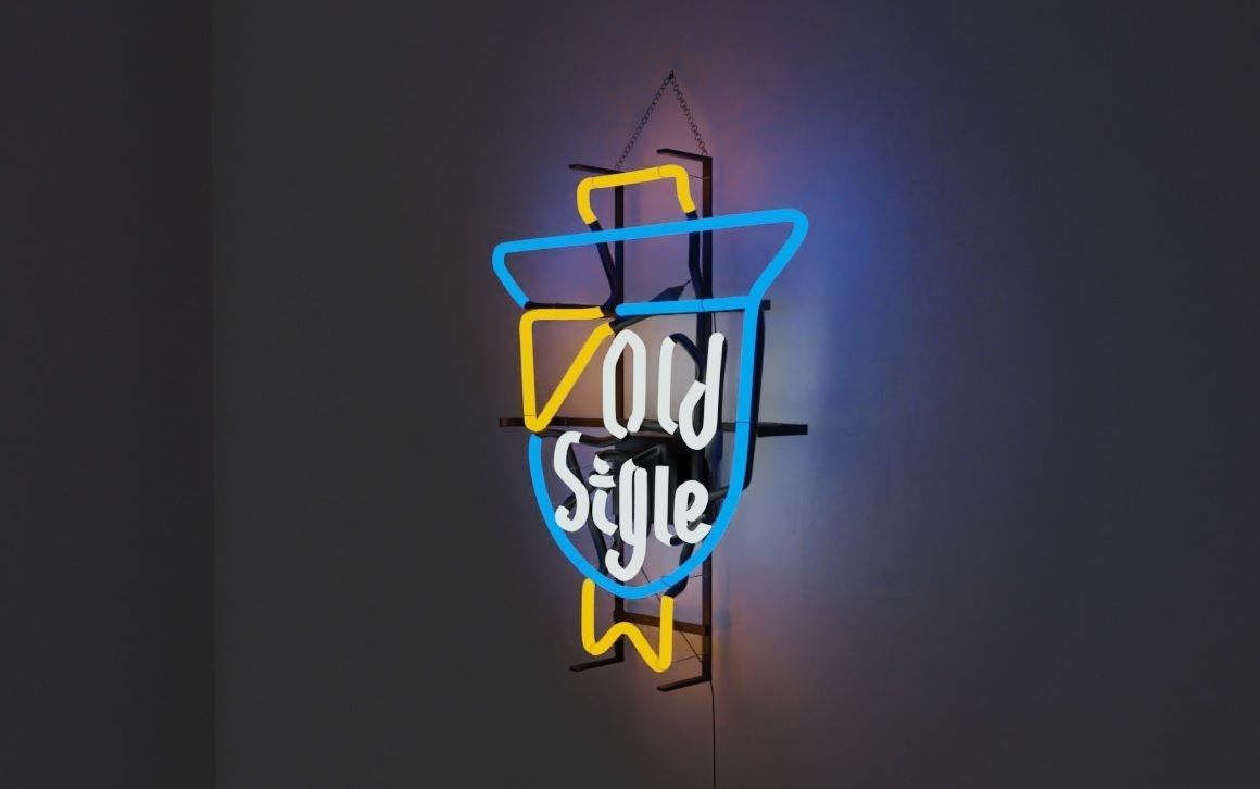 Neon Sign - Old Style Brewing 3D model_1