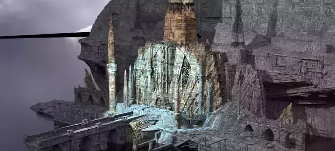 Covenant Holy Towers Temples Kit bash 2