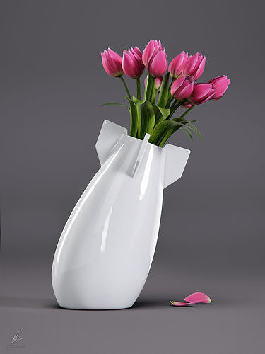 Bomb Vase 3D model