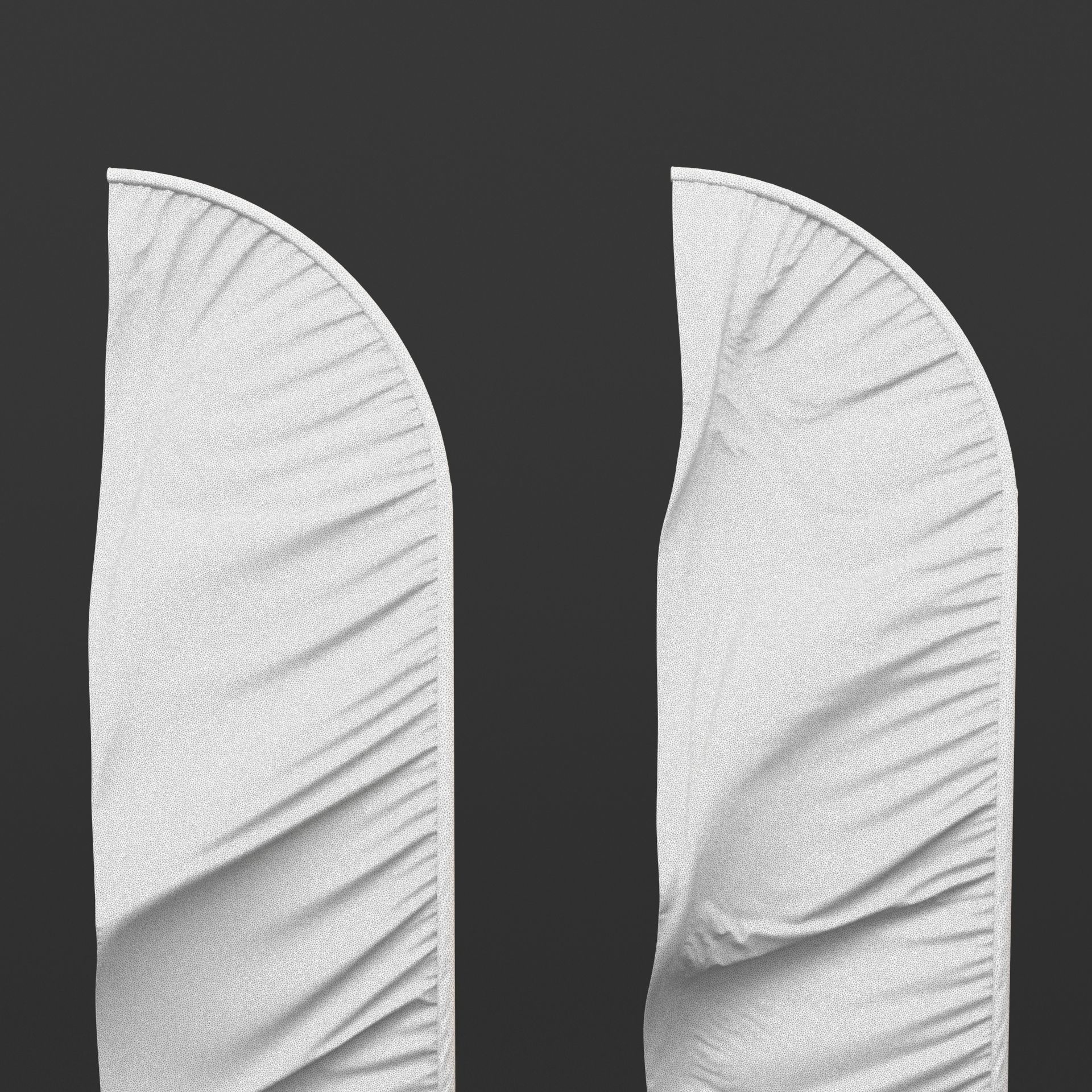 Flagstaff Collection feather flags 3D model_24