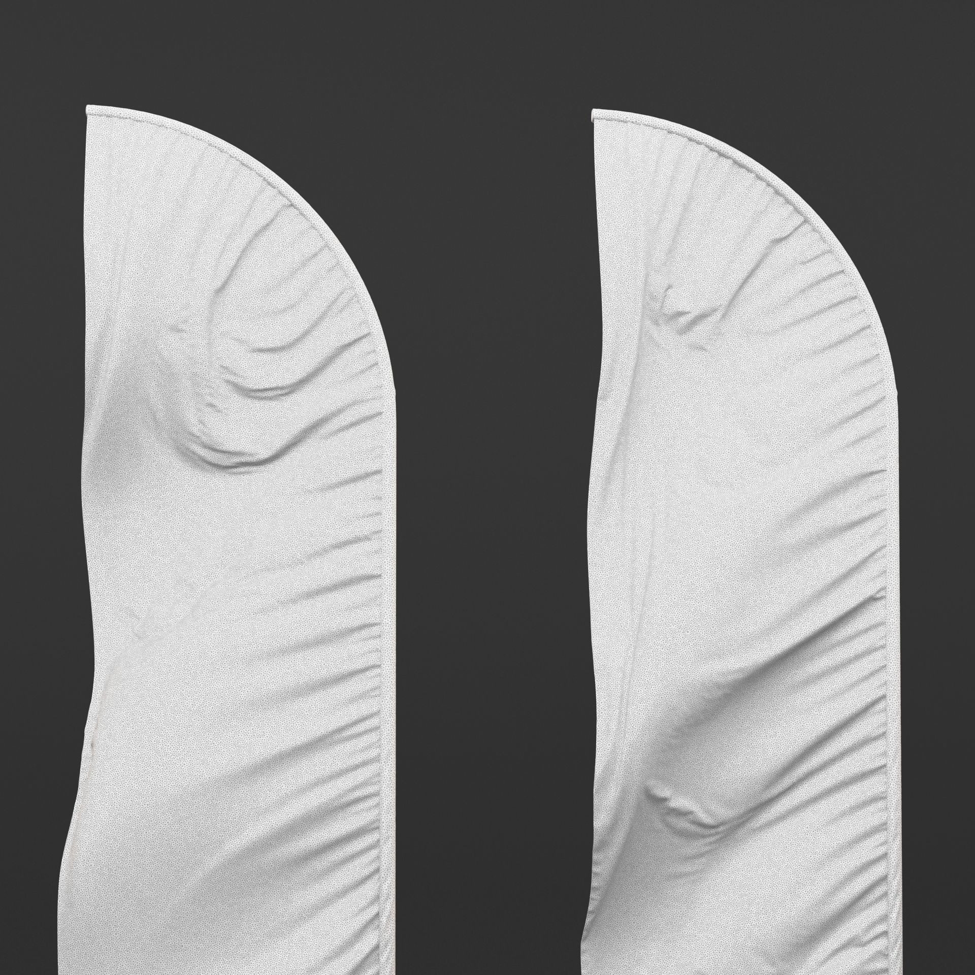 Flagstaff Collection feather flags 3D model_8