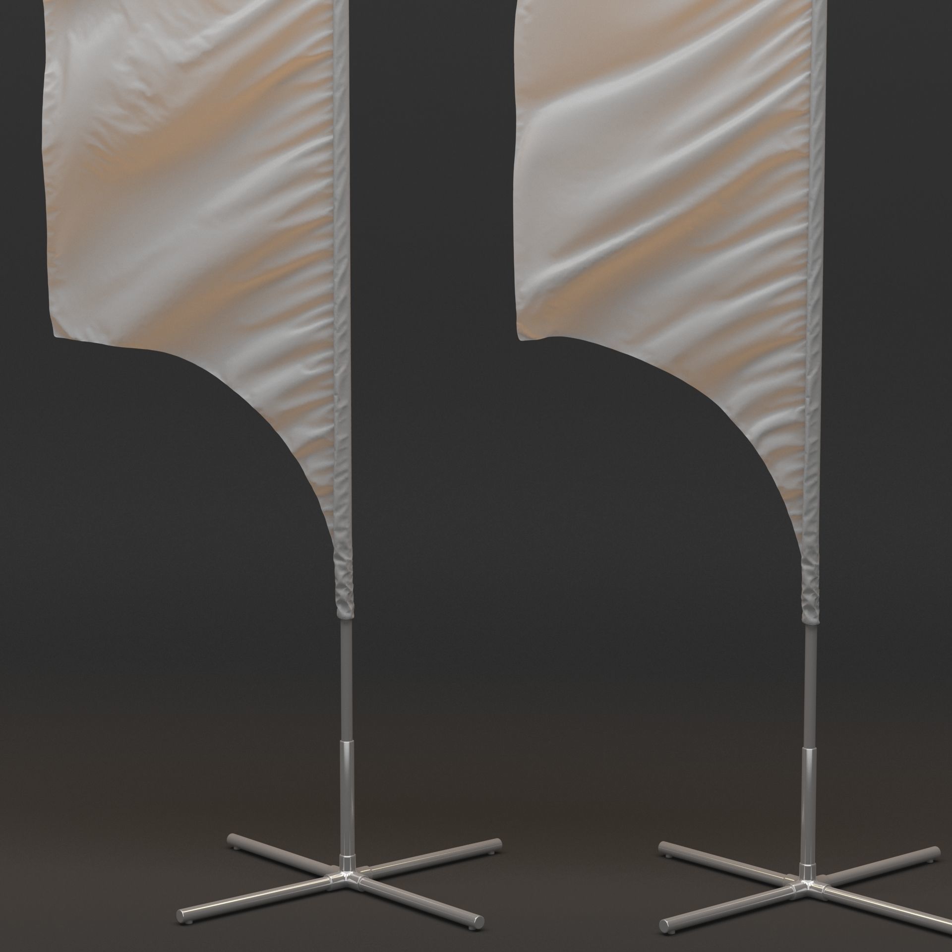 Flagstaff Collection feather flags 3D model_22