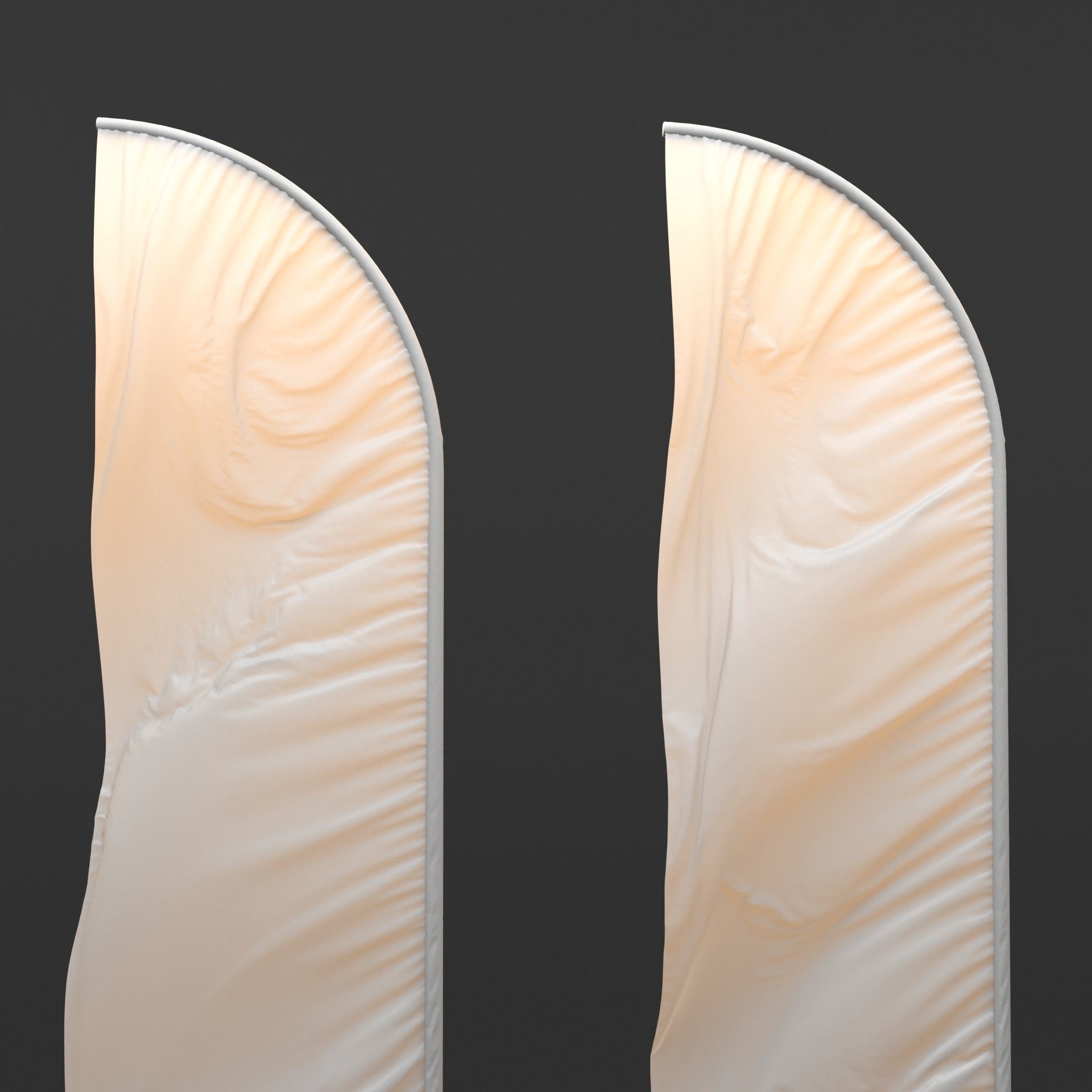 Flagstaff Collection feather flags 3D model_5