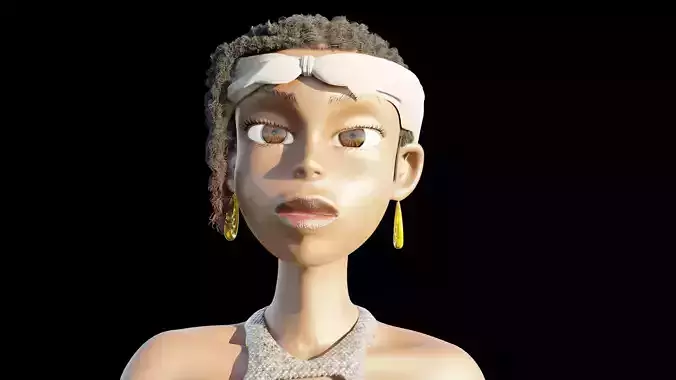 sandra model woman in dress running