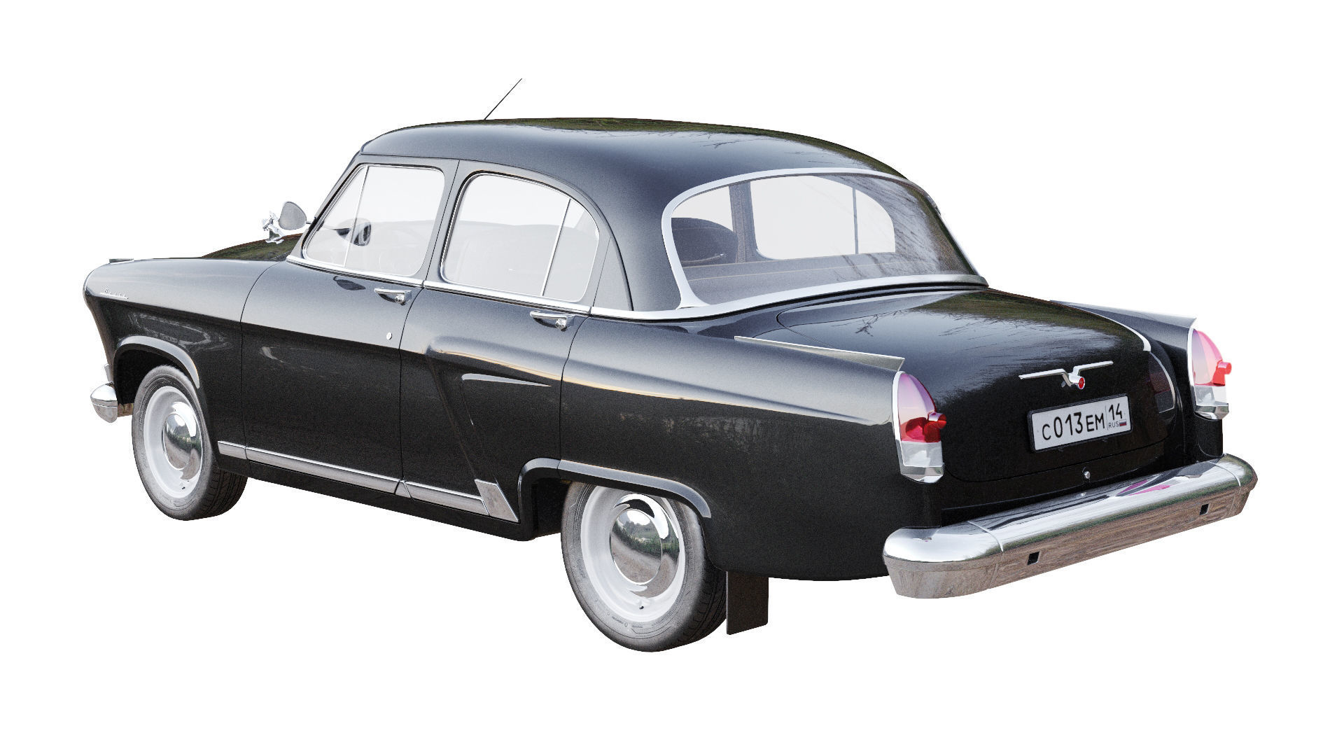 GAZ 21 Volga 3D model_1