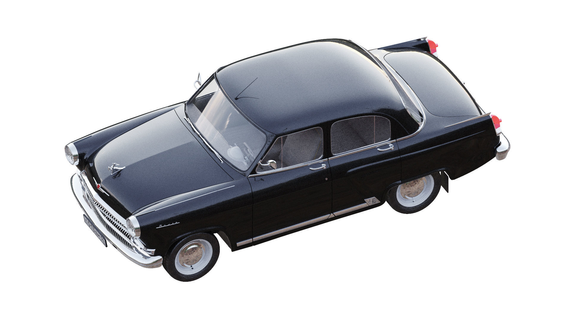 GAZ 21 Volga 3D model_7