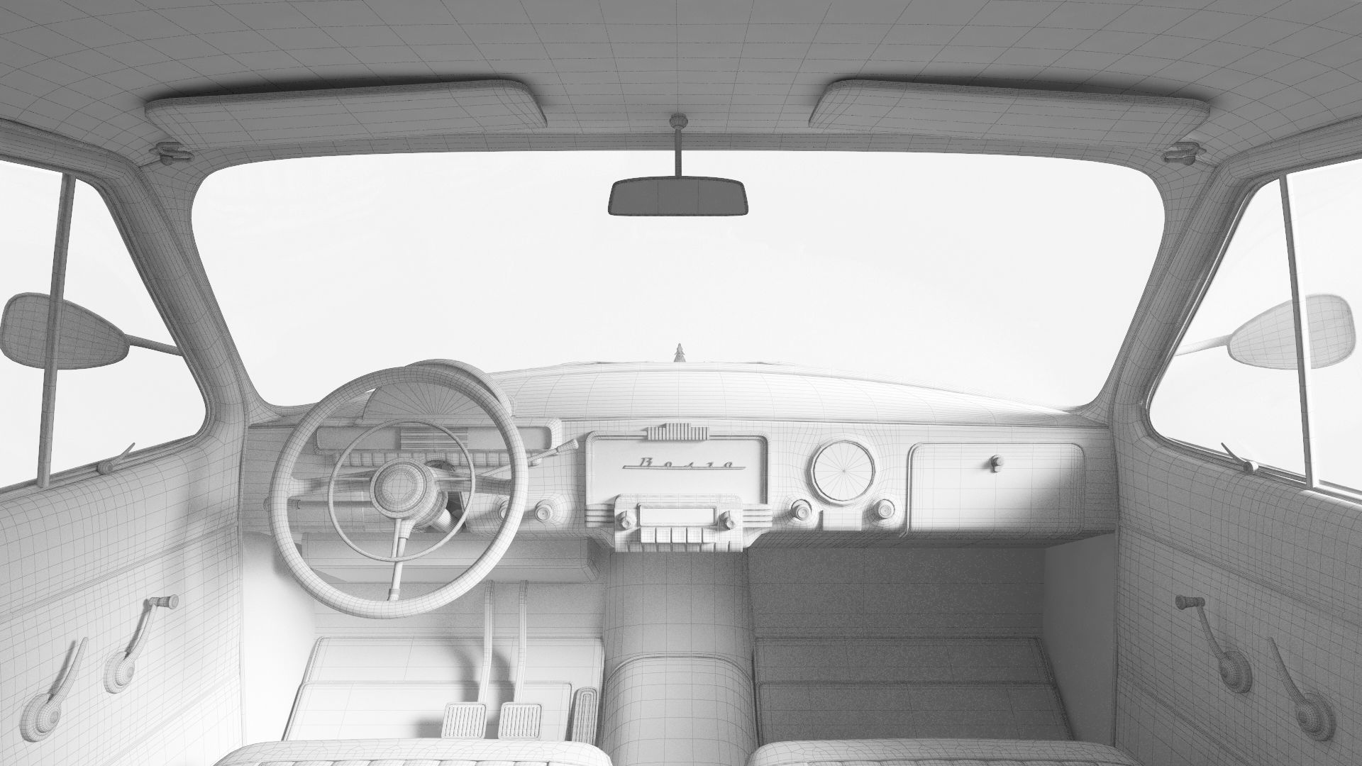 GAZ 21 Volga 3D model_12