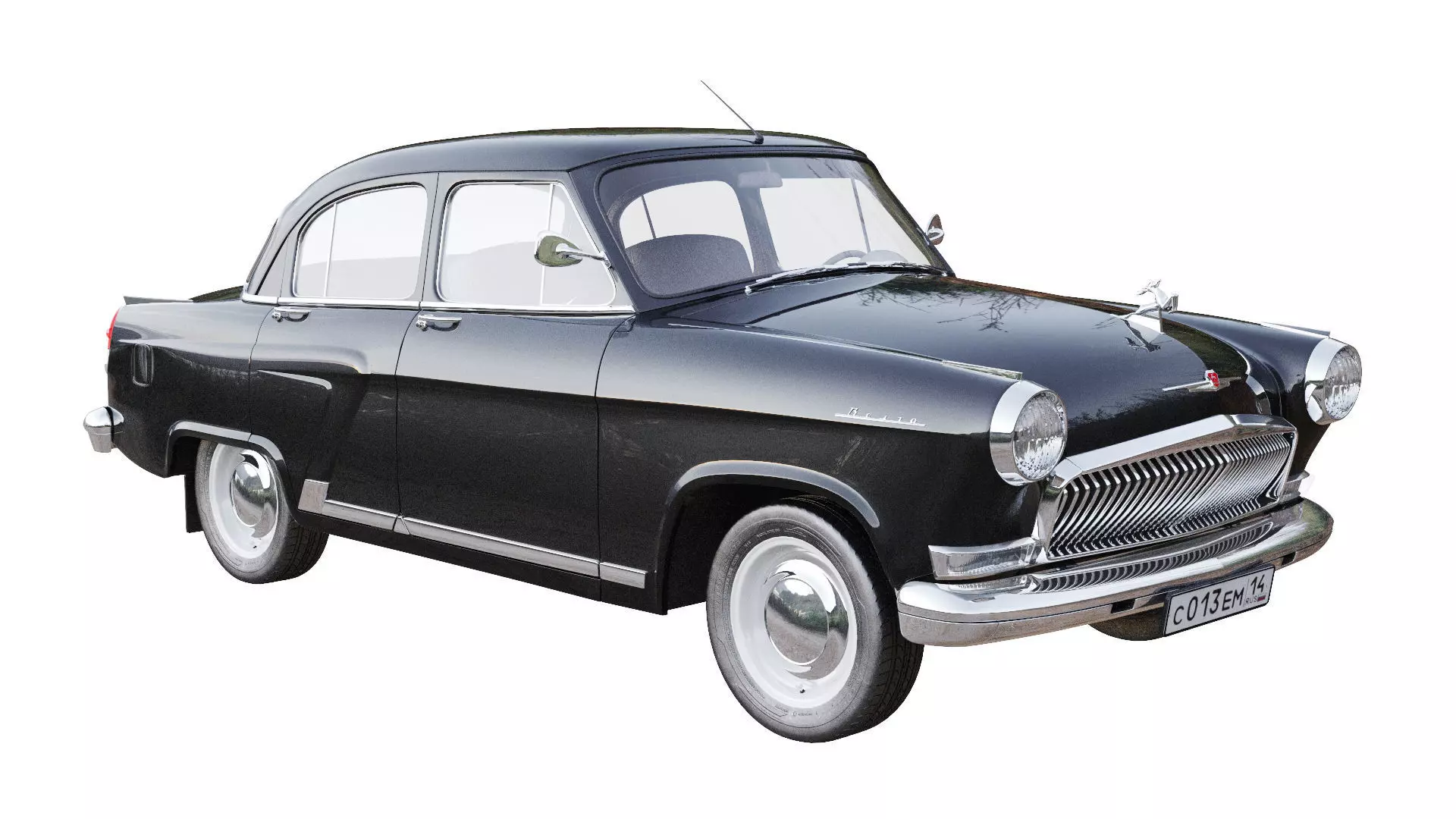 GAZ 21 Volga 3D model_0