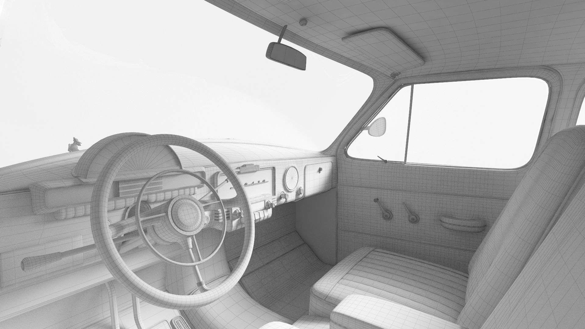 GAZ 21 Volga 3D model_13