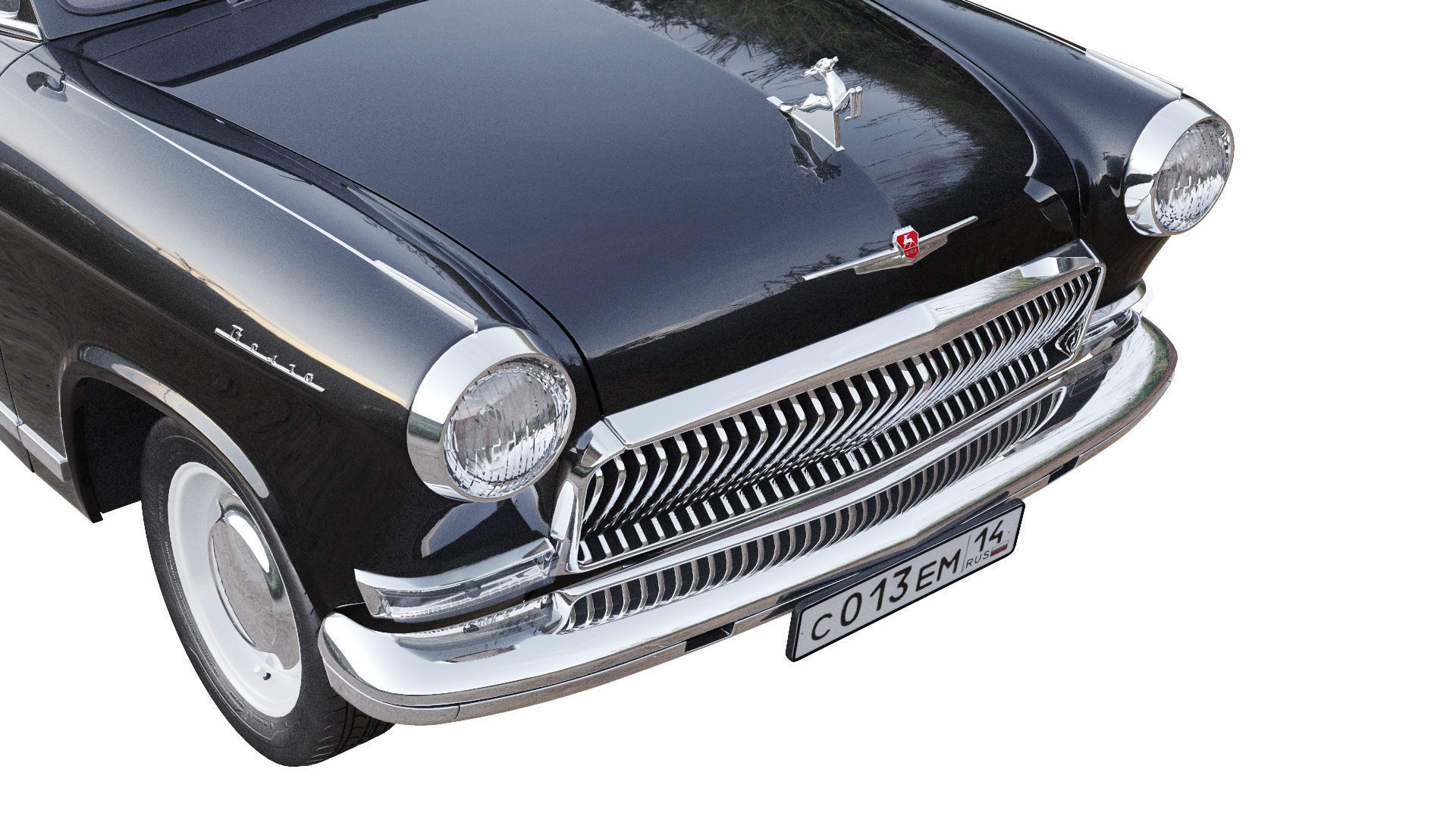 GAZ 21 Volga 3D model_5