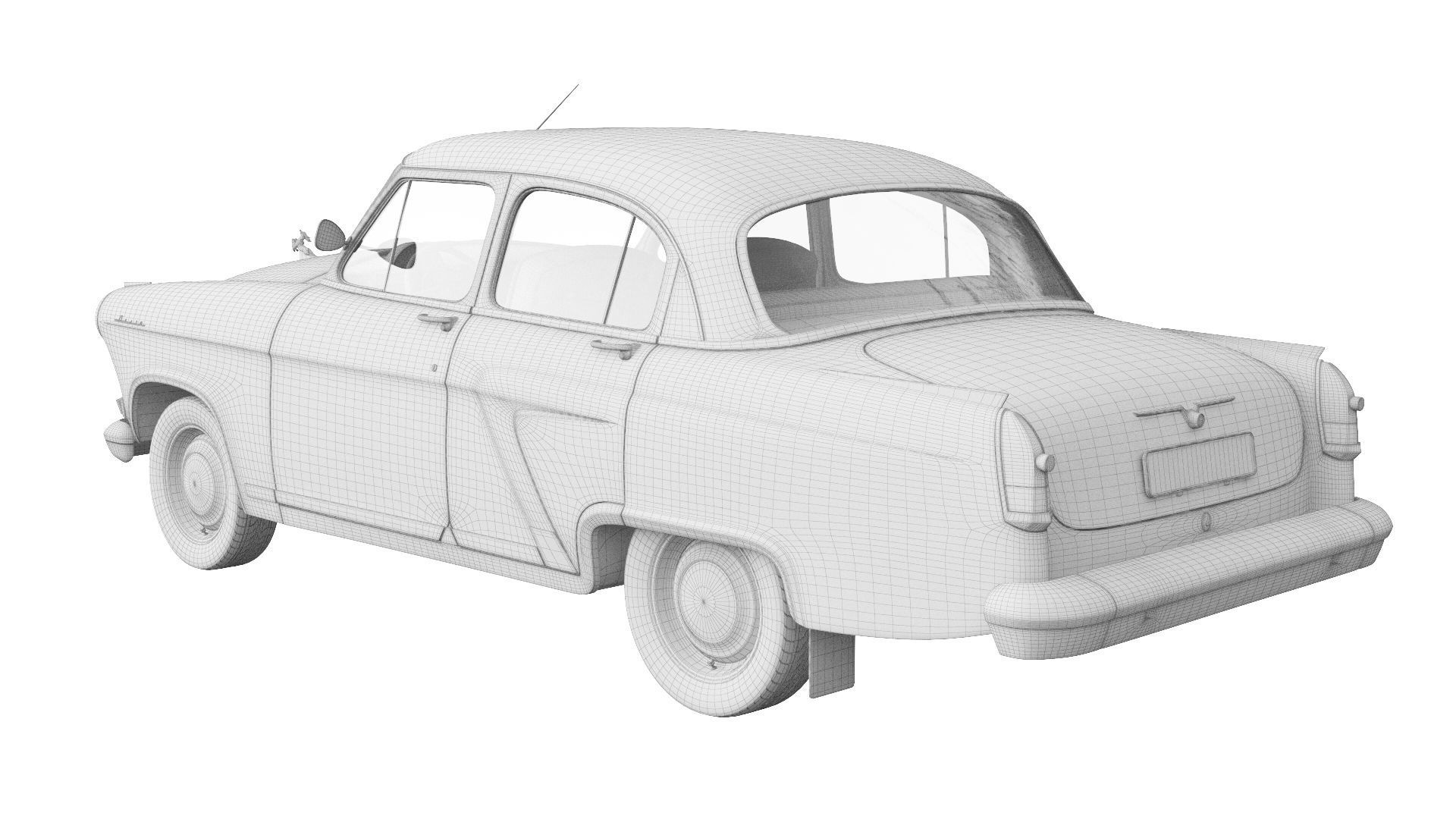 GAZ 21 Volga 3D model_11