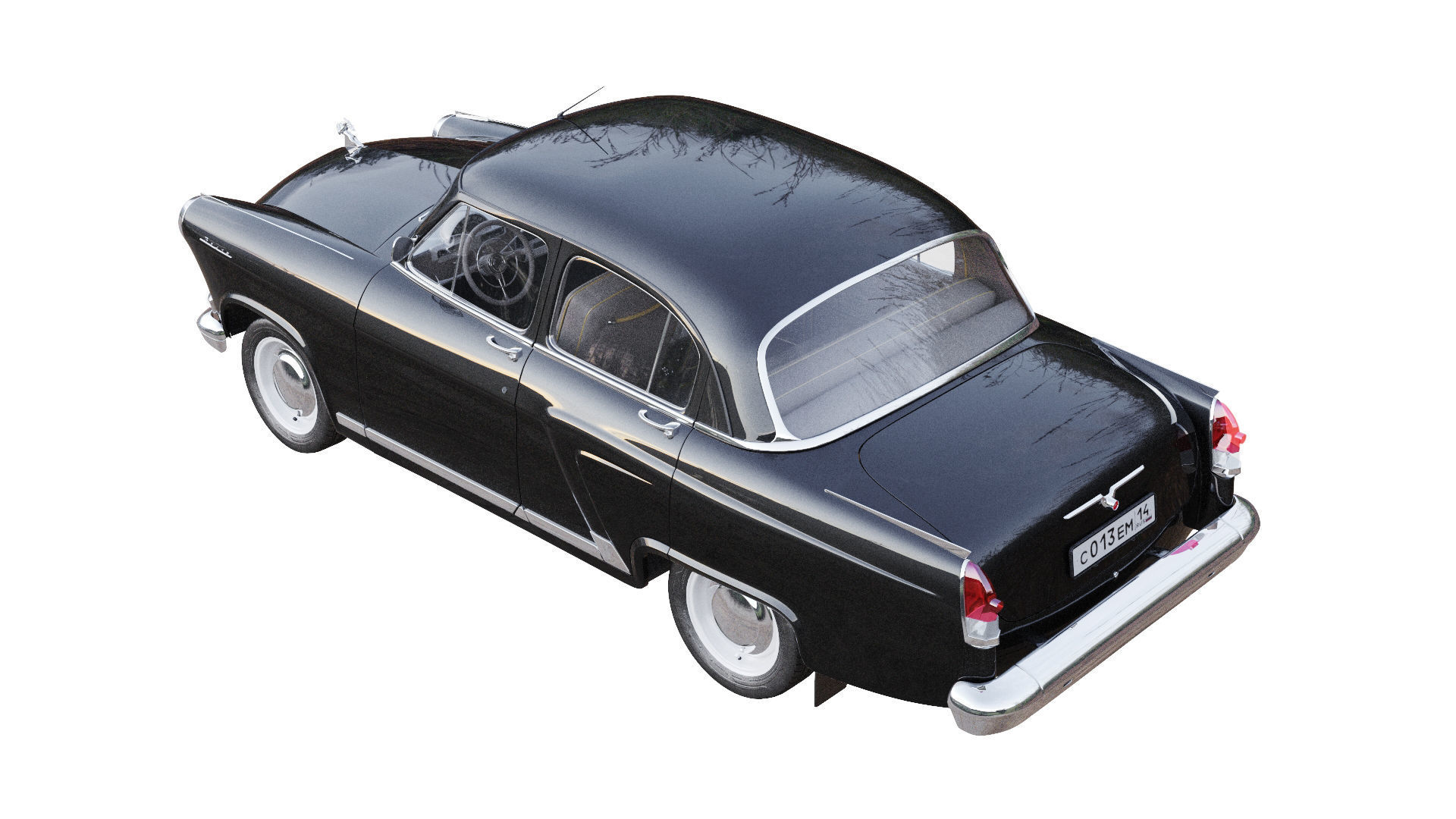 GAZ 21 Volga 3D model_3