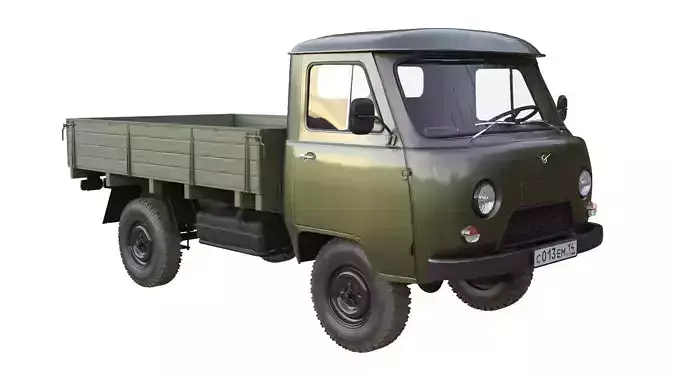UAZ 452D 3D model