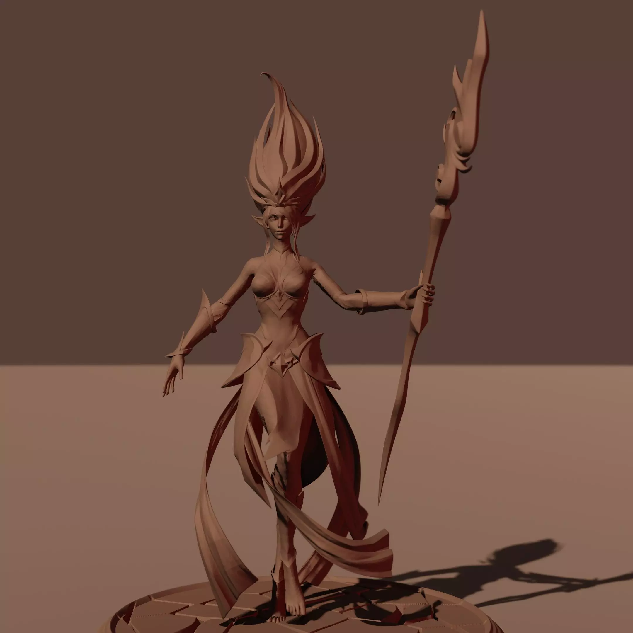 JANNA THE STORMS FURY 3D print model