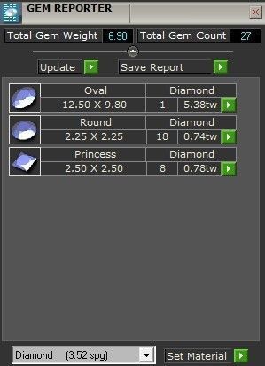 Oval Cluster Diamond Ring 0596 3D print model_5