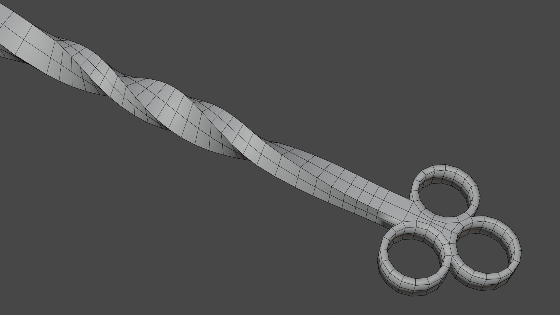 medieval sword Free low-poly 3D model_11