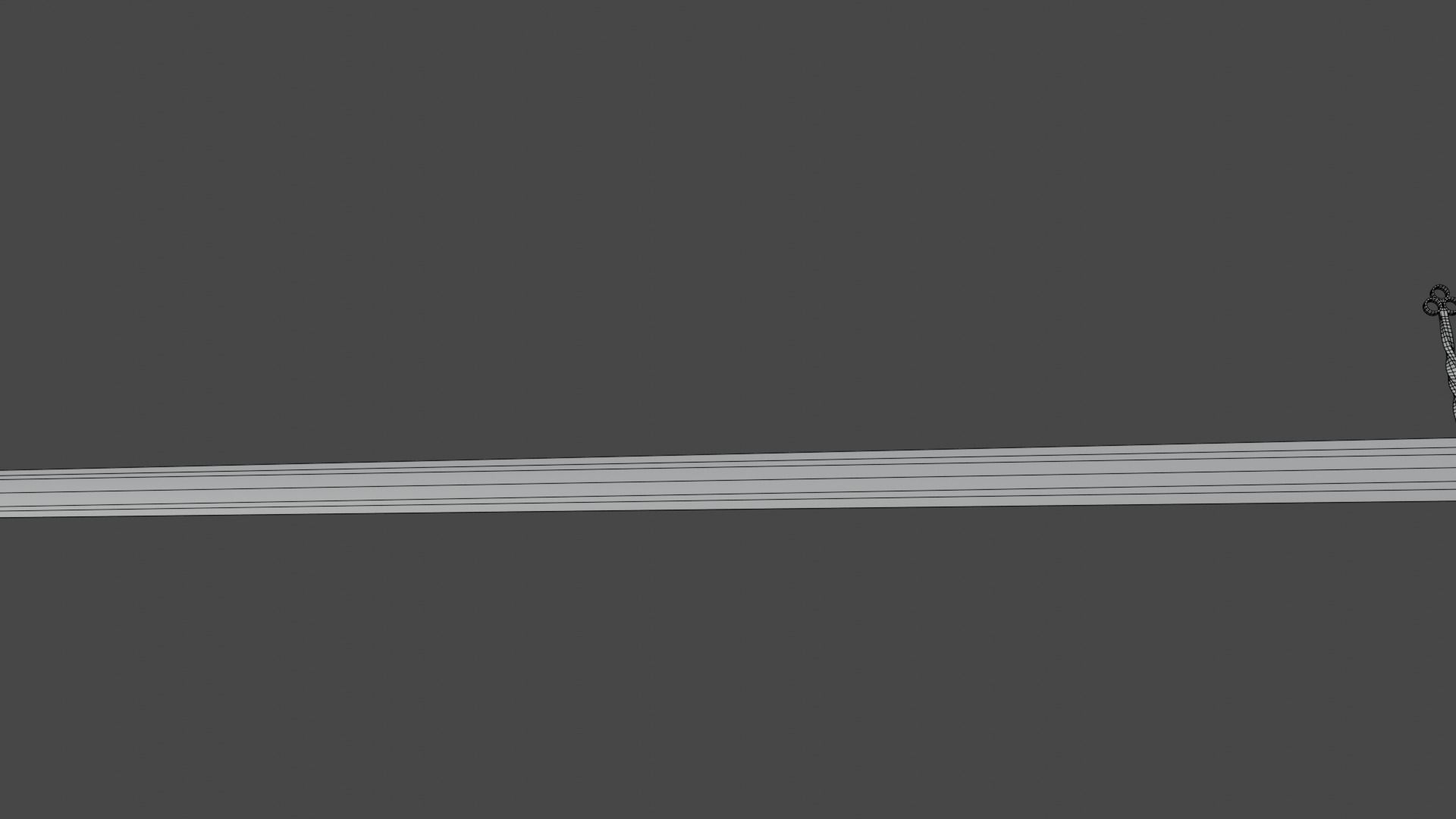 medieval sword Free low-poly 3D model_12