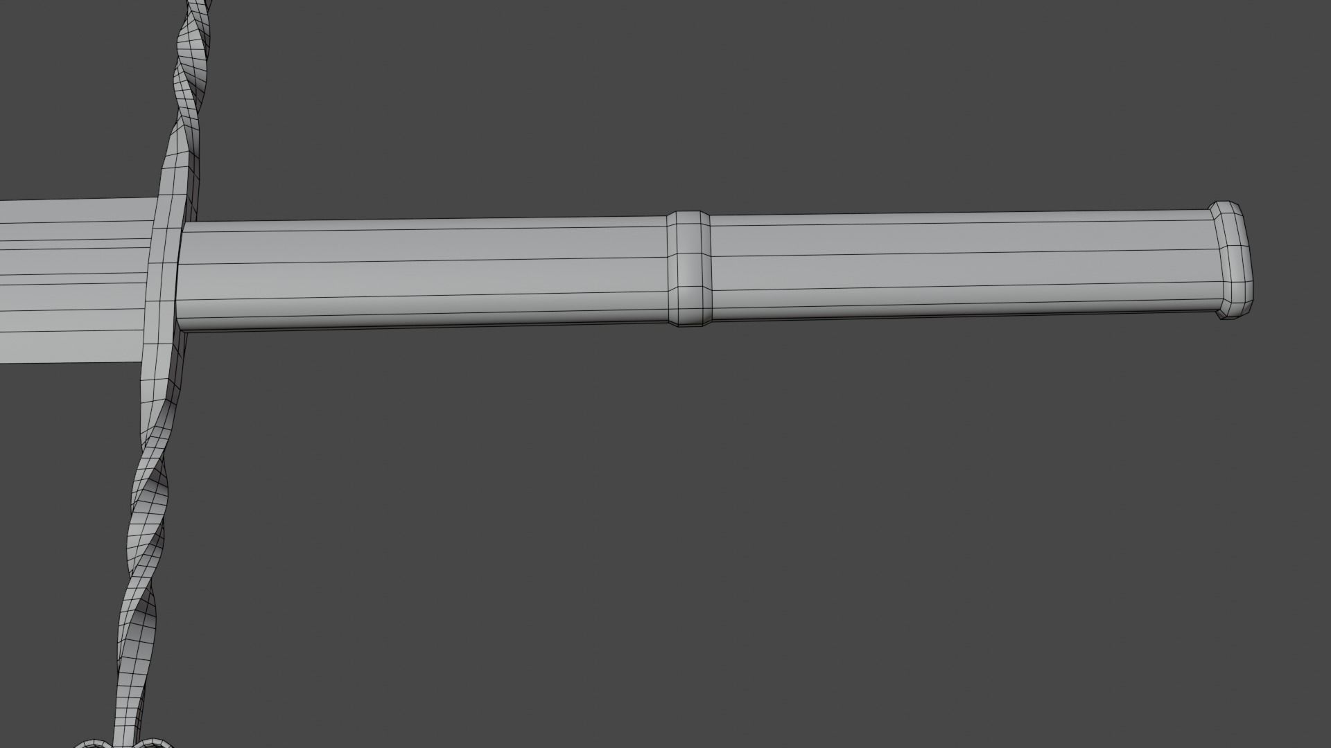 medieval sword Free low-poly 3D model_10