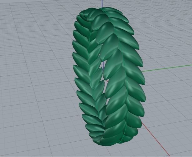 Ring wheat Model 1738 3D print model_5