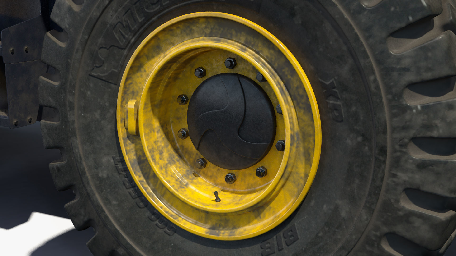 BOMAG BW226 DH5 Single Drum Compactor Dirty Rigged 3D model_32