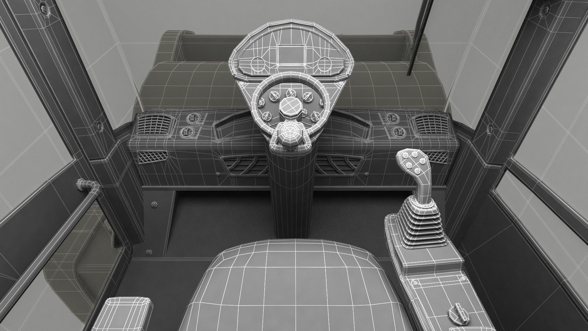 BOMAG BW226 DH5 Single Drum Compactor Dirty Rigged 3D model_53