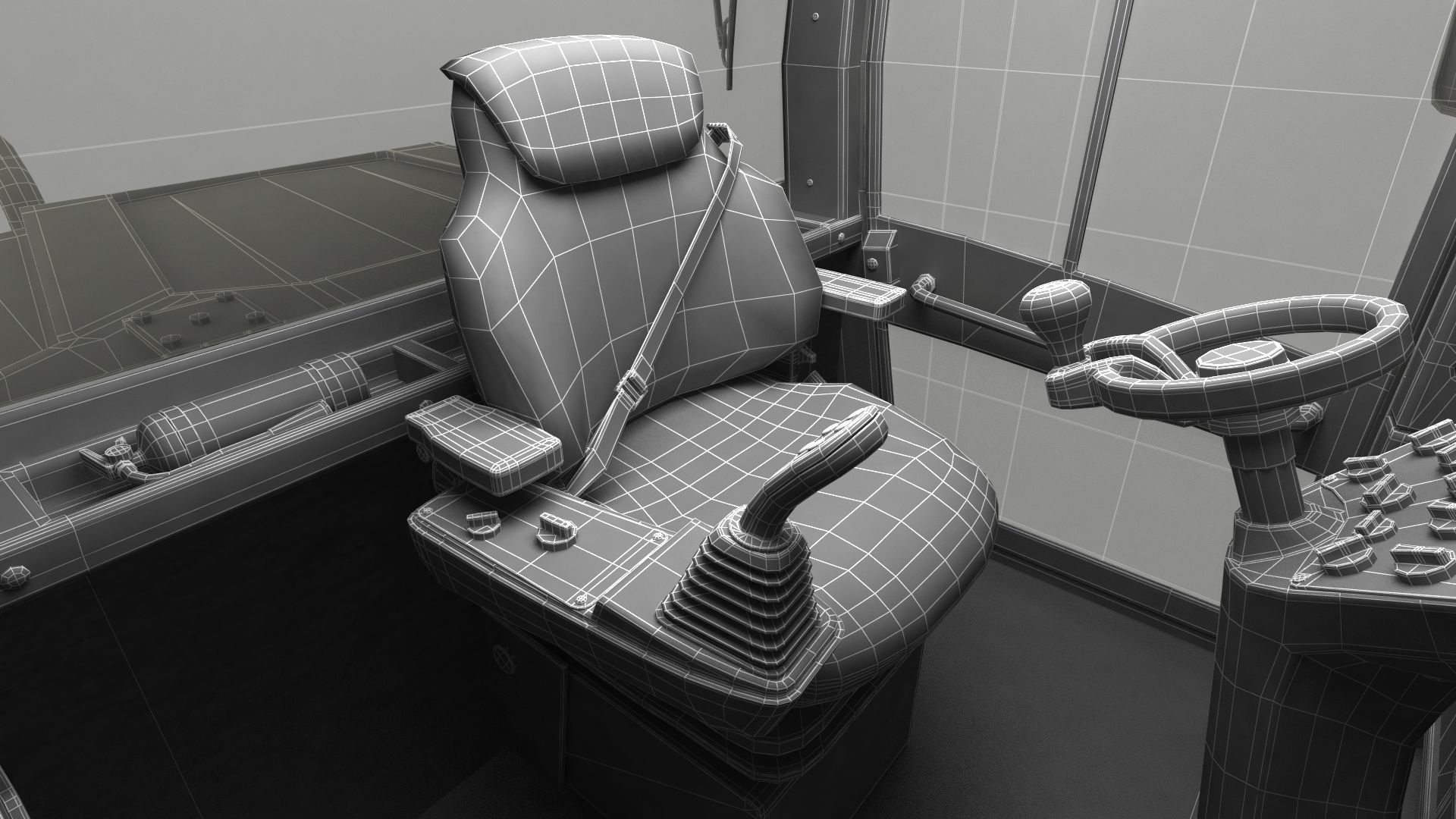 BOMAG BW226 DH5 Single Drum Compactor Dirty Rigged 3D model_54