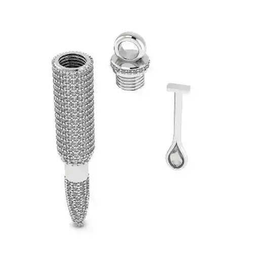 Bullet pendant with spoon Model 1732