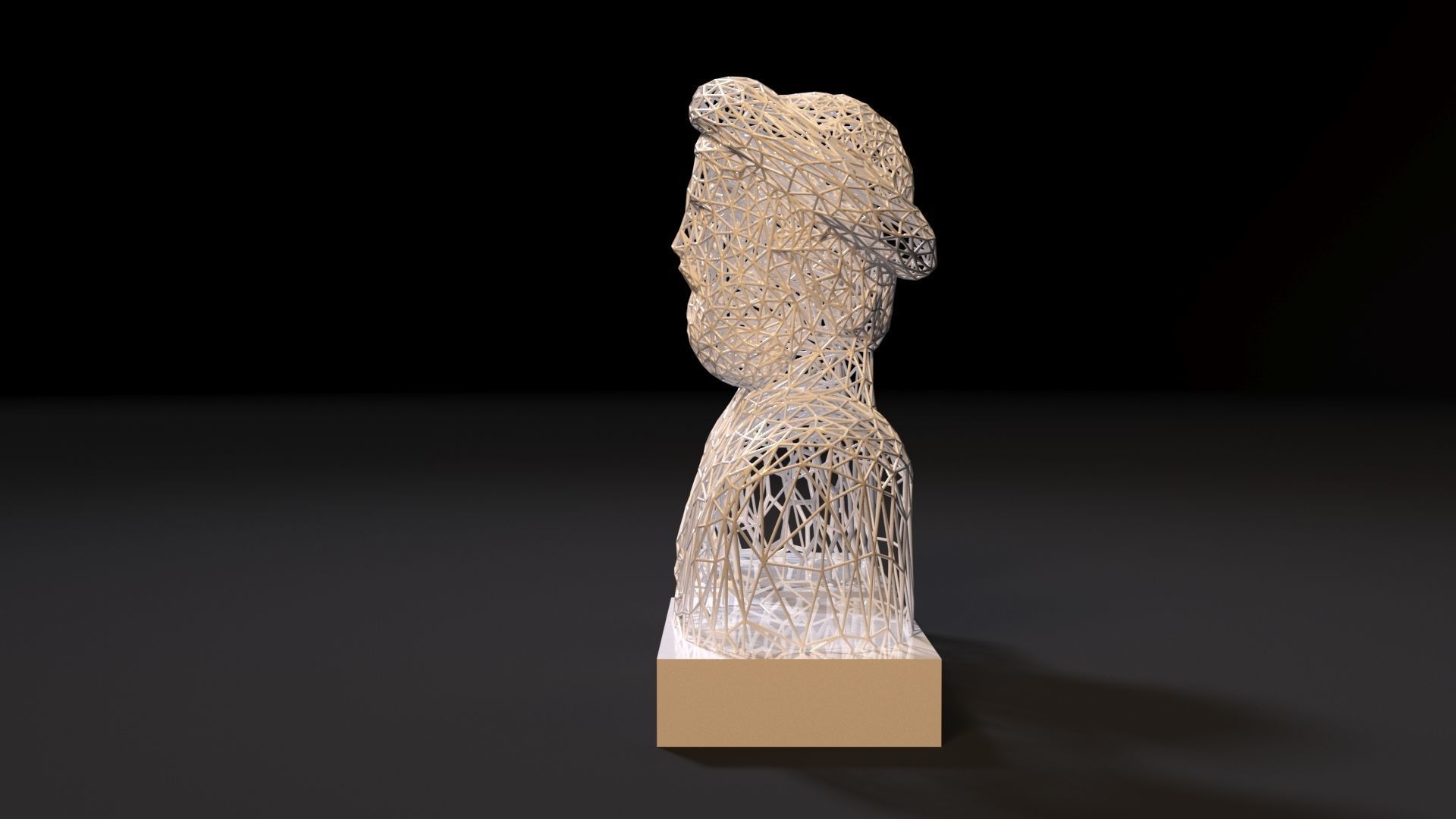 Pythagoras pair of busts 3D print model_1