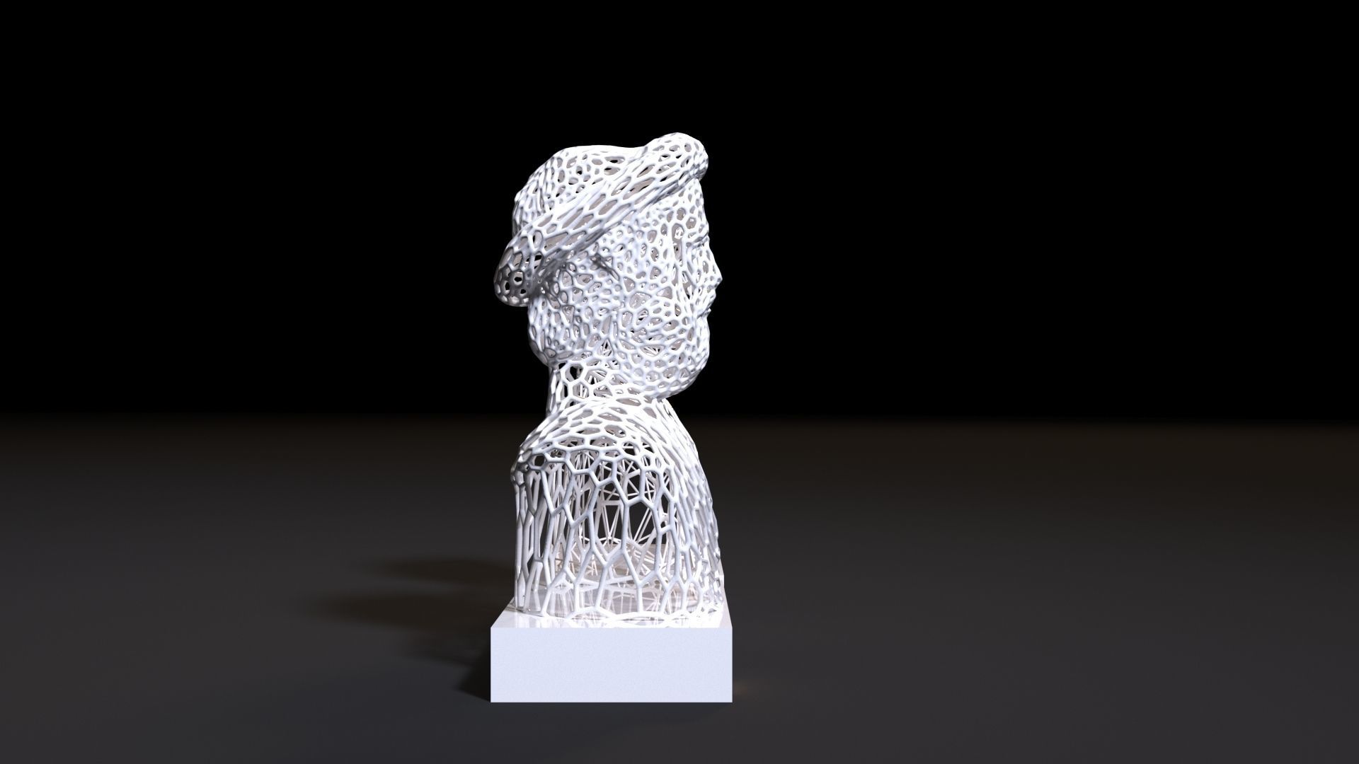Pythagoras pair of busts 3D print model_5
