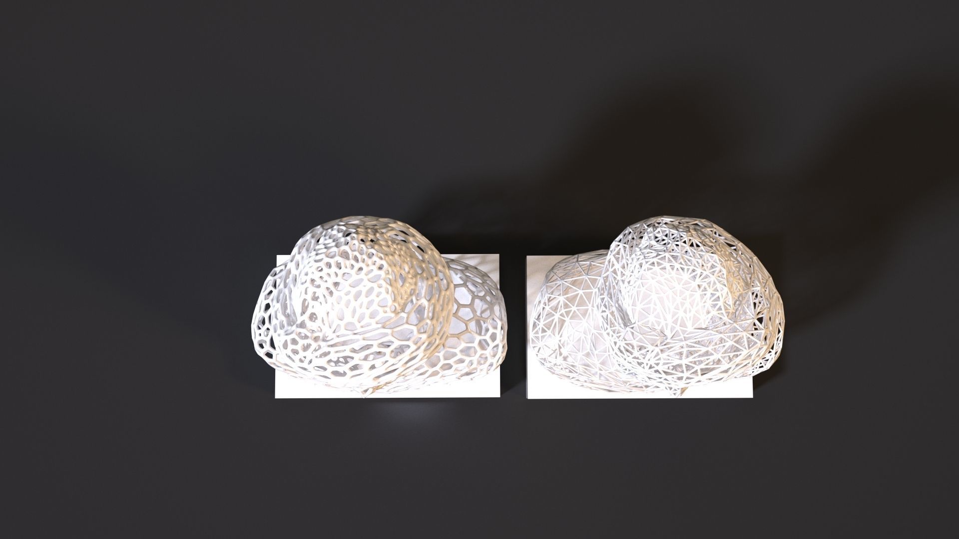 Pythagoras pair of busts 3D print model_8